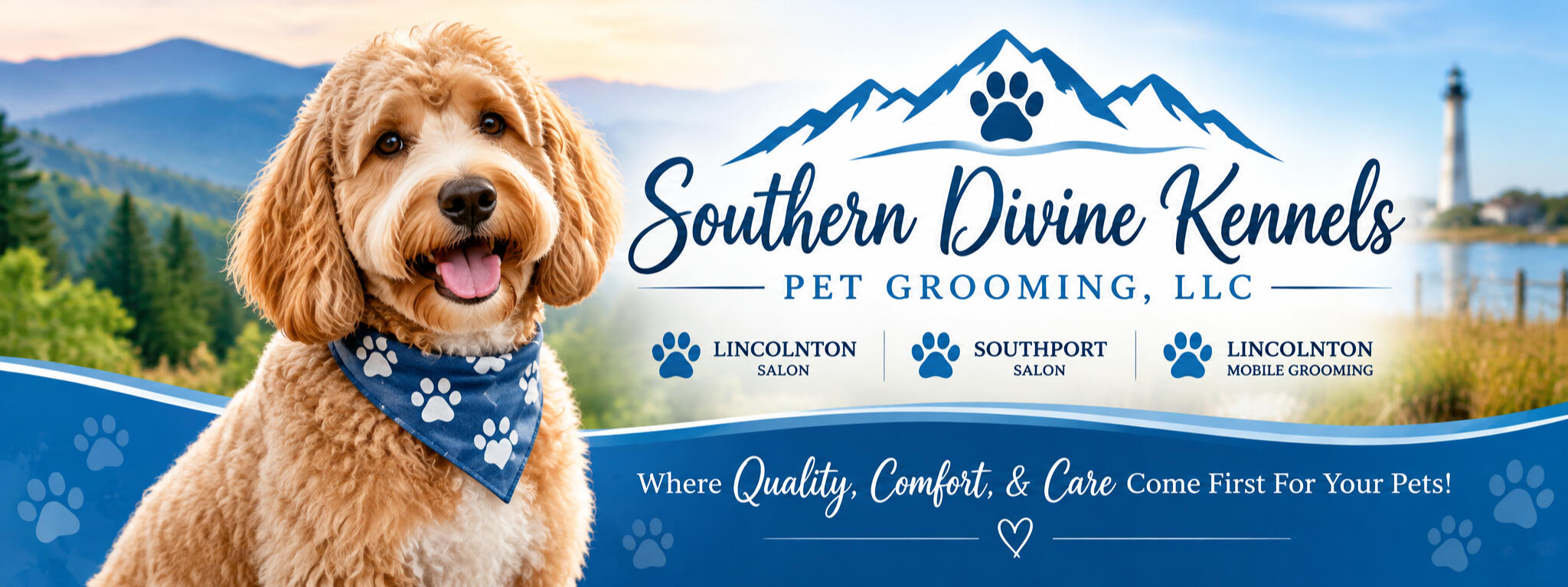 SDKPG Website Header Dog with Bandanna Website Header