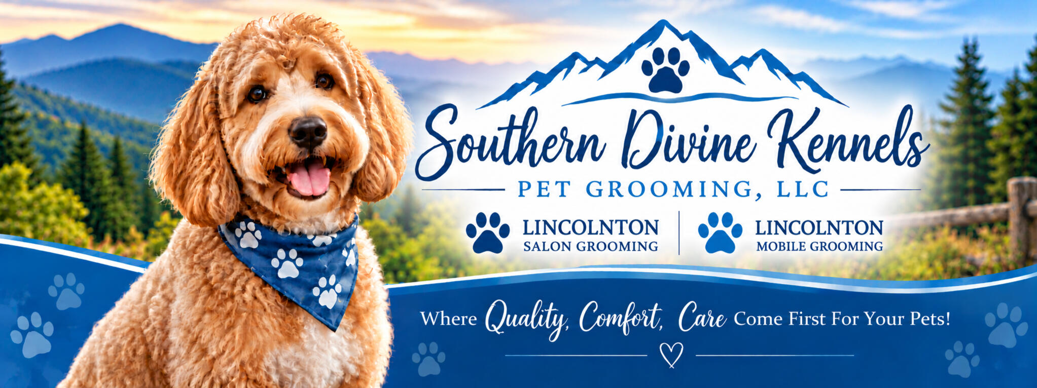 SDKPG Website Header Dog with Bandanna Website Header